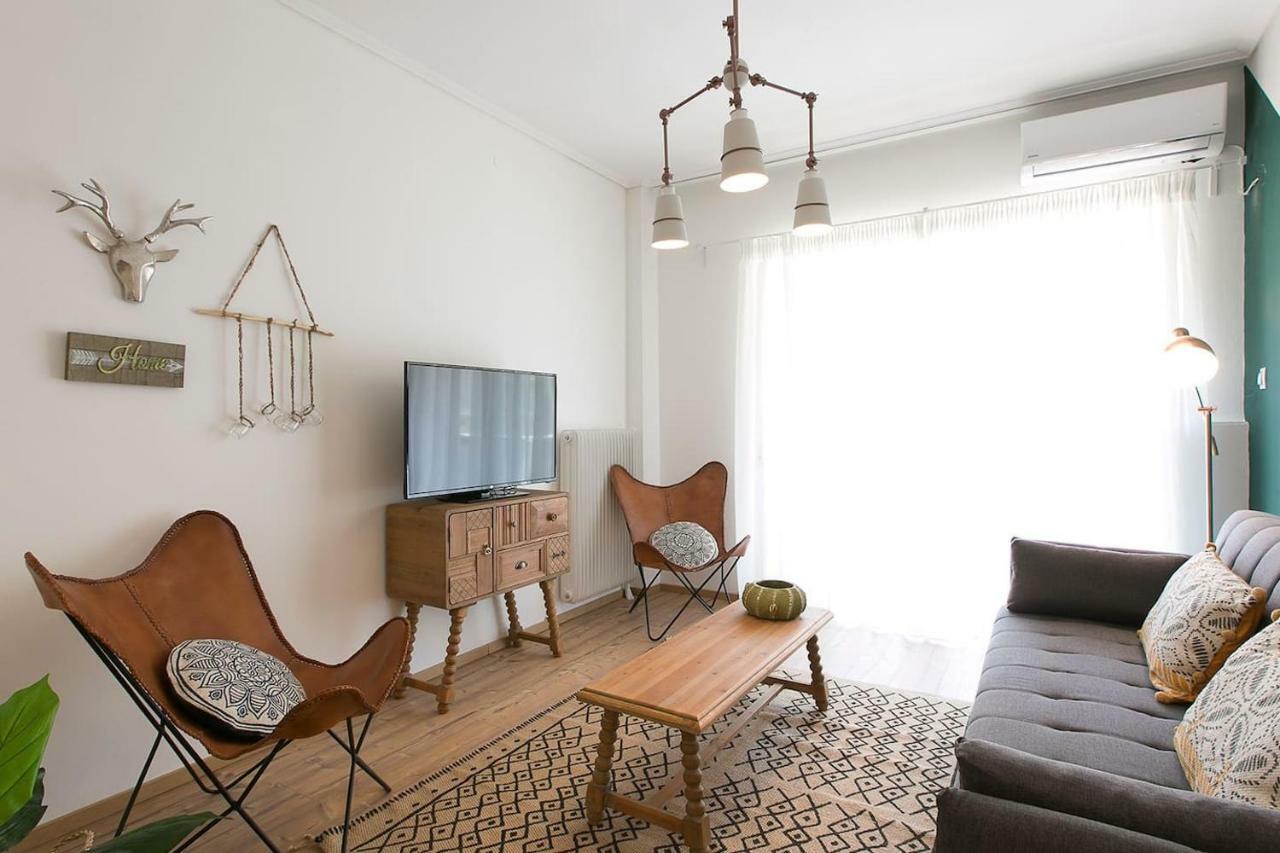 Boho Chic Apartment, Agia Sofia District #Feelslikehome Soluň Exteriér fotografie